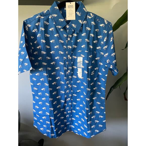 Cornhole shirt -Hawaiian style, game  Boards bags, NWT size Small - Picture 5 of 6